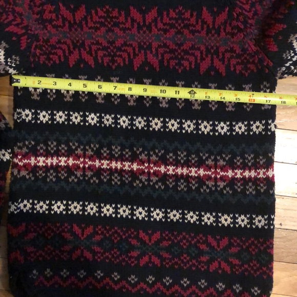 HP🎉Vintage Eddie Bauer Classic Nordic Cozy Ski Sweater Holiday Sz XS - Picture 5 of 6
